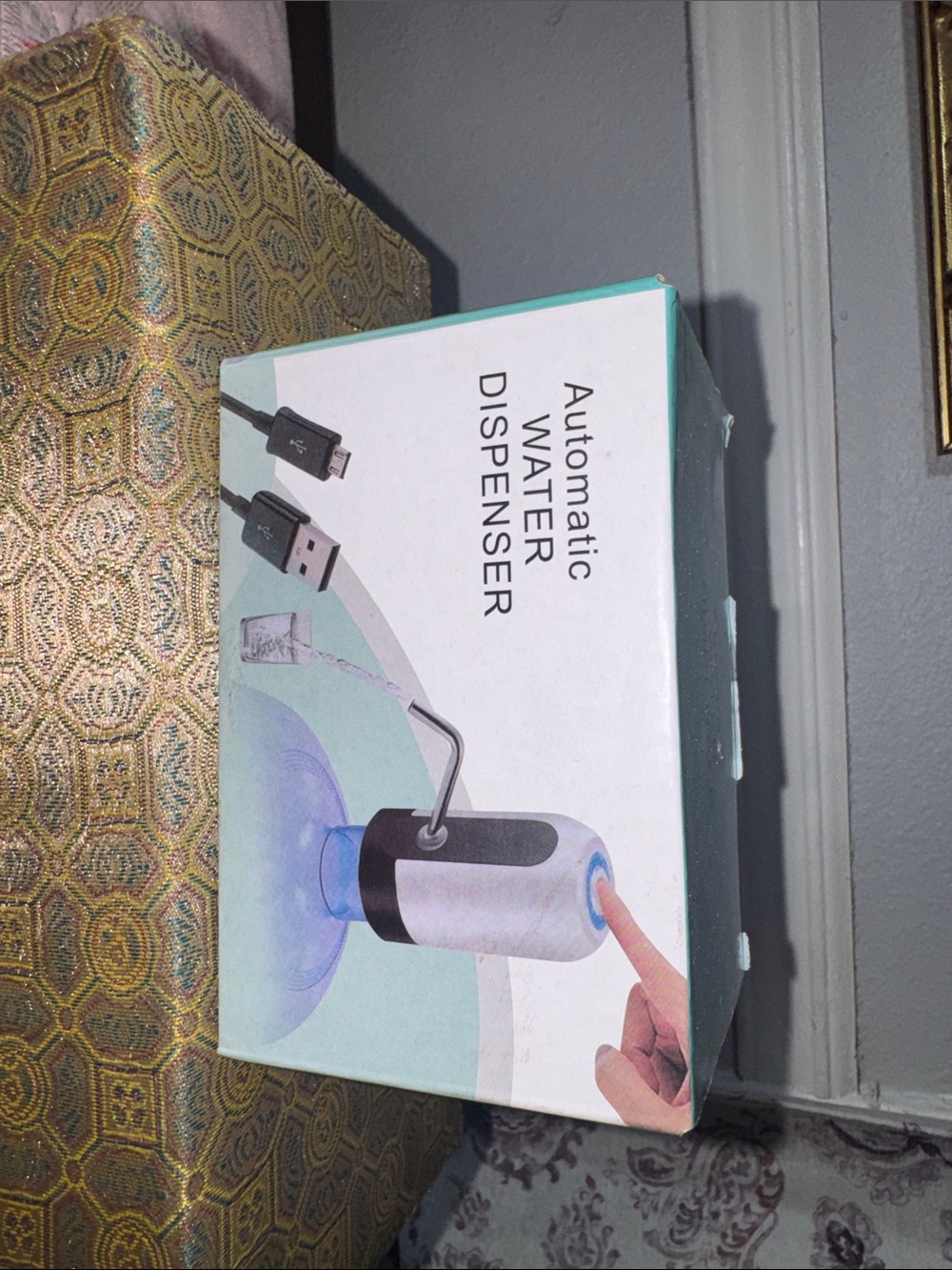 Automatic Water Dispenser - Silver/Black